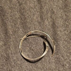 Elegant Silver Brooch